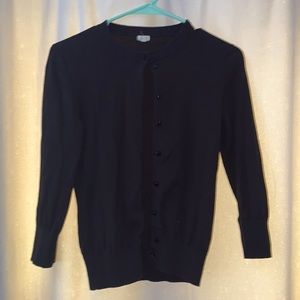 Black J. Crew cardigan M